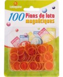 100 PIONS MAGNETIQUES ORANGE - LOTOQUINE - ACCESSOIRE LOTO