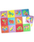 12 DALLES EN MOUSSE MOTIFS ANIMAUX - PUZZLE EN MOUSSE - EVEIL BEBE