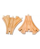 AIGUILLAGES DOUBLES EN BOIS