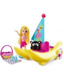BATEAU BANANE POLLY POCKET - MATTEL - T9434 - POUPEE