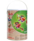BAUFIX - BARIL VEHICULES 3 MODELES - 124 PIECES - JEU DE CONSTRUCTION - JOUET EN BOIS