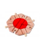 BEEBOO - TRAIN EN BOIS - PLAQUE TOURNANTE EN BOIS