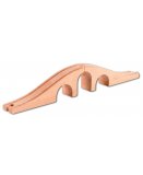BEEBOO - TRAIN EN BOIS - PONT EN 2 PIECES EN BOIS