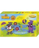 BOITE DE PERLES A REPASSER LE MONDE DES HIPPOPOTAMES - COFFRET 3000 PERLES - HAMA MIDI - 3216 - JEU CREATIF