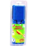 BOITE MAGNETIQUE BLEU + 100 PIONS LOTO - LOTOQUINE - ACCESSOIRE LOTO