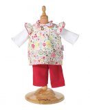 COROLLE - K6799 - HABIT 42 CM - ENSEMBLE TUNIQUE FLEURS- ACCESSOIRE POUPON - LES CLASSIQUES (80)