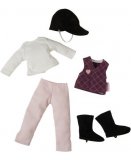 COROLLE - T2479 - HABIT 33 CM - ENSEMBLE CAVALIERE - ACCESSOIRE POUPEE - LES CHERIES (18)