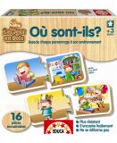 EDUCA - 14562 - JEU EDUCATIF BOIS - OU SONT ILS ?