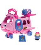 FISHER PRICE - AVION DECOUVERTE ROSE - LITTLE PEOPLE - JOUET PREMIER AGE - V0926