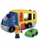FISHER-PRICE - CAMION DE COURSE - LITTLE PEOPLE - JOUET PREMIER AGE - N0716