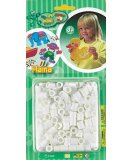 HAMA - 8301 - LOISIRS CREATIFS - PERLES - BLISTER DE 300 PERLES BLANC MAXI