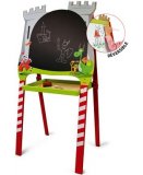 JEUJURA - GRAND TABLEAU CREATIF EN BOIS CHEVALIER & DRAGON - JEU EDUCATIF