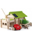 JEUJURA - LE CHALET ECOLOGIQUE 145 PIECES - JOUET EN BOIS