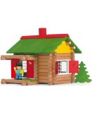 JEUJURA - MON CHALET EN BOIS 100 PIECES - JOUET EN BOIS