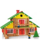 JEUJURA - MON CHALET EN BOIS 240 PIECES - JOUET EN BOIS