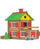 JEUJURA - MON CHALET SUISSE 175 PIECES JOUET EN BOIS