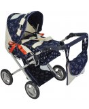 LANDAU COMBI POUSSETTE VENICE POUR POUPEE - DIMIAN - LANDAU AVEC COUFFIN - ACCESSOIRE POUPEE / POUPON