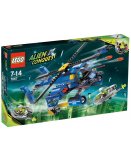 LEGO ALIEN CONQUEST 7067 LA RENCONTRE AVEC LE JET COPTER