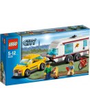 LEGO CITY 4435 LA VOITURE ET SA CARAVANE