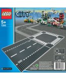 LEGO CITY 7280 PLAQUES DE ROUTE - LIGNE DROITE ET CARREFOUR 