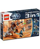 LEGO STAR WARS EXCLUSIVITE 66377 SUPER PACK 3 EN 1