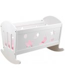 LIT A BASCULE EN BOIS POUR POUPEE - ACCESSOIRE POUPEE