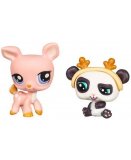 LITTLEST PETSHOP DUO BICHE + PANDA 1413/1414 - HASBRO - 94127
