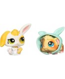 LITTLEST PETSHOP DUO LAPIN + COCHON D'INDE 1417/1418 - HASBRO - 94126