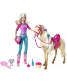 MATTEL - V5721 - BARBIE + CHEVAL