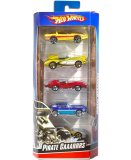 PACK DE 5 VEHICULES HOT WHEELS - MATTEL - 01806 - SET VOITURES MINIATURE