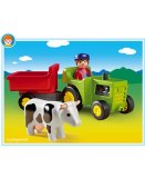 PLAYMOBIL 1.2.3 6715 FERMIER / TRACTEUR