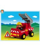 PLAYMOBIL 1.2.3 6716 POMPIER ET CAMION GRANDE ECHELLE
