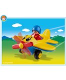 PLAYMOBIL 1.2.3 6717 PILOTE / AVION