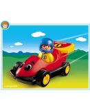 PLAYMOBIL 1.2.3 6718 PILOTE / VOITURE DE COURSE