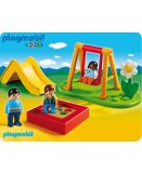 PLAYMOBIL 1.2.3 6748 ENFANTS ET AIRE DE JEUX