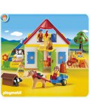 PLAYMOBIL 1.2.3 6750 COFFRET GRANDE FERME
