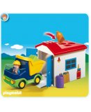PLAYMOBIL 1.2.3 6759 CAMION AVEC GARAGE