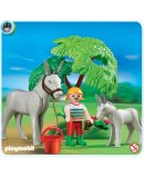 PLAYMOBIL CENTRE EQUESTRE 4187 ANE AVEC ANON