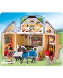 PLAYMOBIL CENTRE EQUESTRE 4189 CAVALIER AVEC 4x4