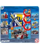 PLAYMOBIL CHEVALIERS 4217 FORT DES CHEVALIERS TRANSPORTABLE AVEC EPEE ET BOUCLIER