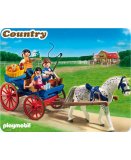 PLAYMOBIL COUNTRY 5226 CALECHE AVEC FAMILLE