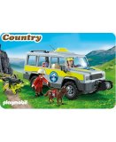 PLAYMOBIL COUNTRY 5427 VEHICULE AVEC SECOURISTES DE MONTAGNE