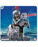 PLAYMOBIL DRAGONS 4841 CAVALIER DRAGON ROUGE AVEC LANCE LUMINEUSE 
