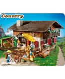 PLAYMOBIL FERME 4496 GRAND TRACTEUR AVEC REMORQUE