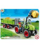 PLAYMOBIL FERME 5121 GRAND TRACTEUR AVEC REMORQUE