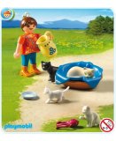 PLAYMOBIL FERME 5126 FAMILLE DE CHATS ET ENFANT