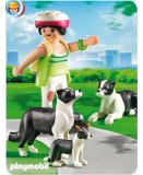 PLAYMOBIL FERME 5213 FAMILLE DE BORDER COLLIES