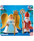 PLAYMOBIL NOEL 4887 SAINT NICOLAS ET L'ANGE