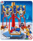PLAYMOBIL NOEL 4888 MANEGE AVEC LUGES
