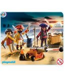 PLAYMOBIL PIRATES 5136 EQUIPAGE DE PIRATES AVEC ARMES 